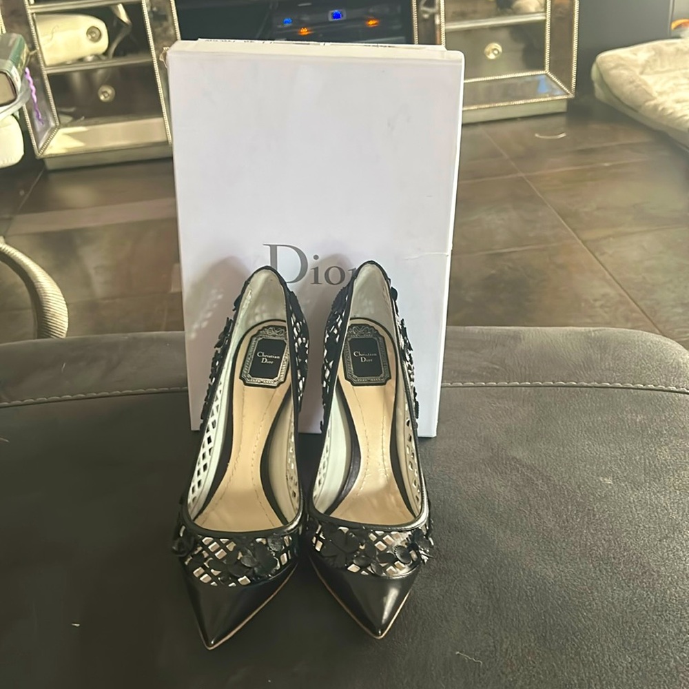 Christian DIOR Flore Black High Heel
